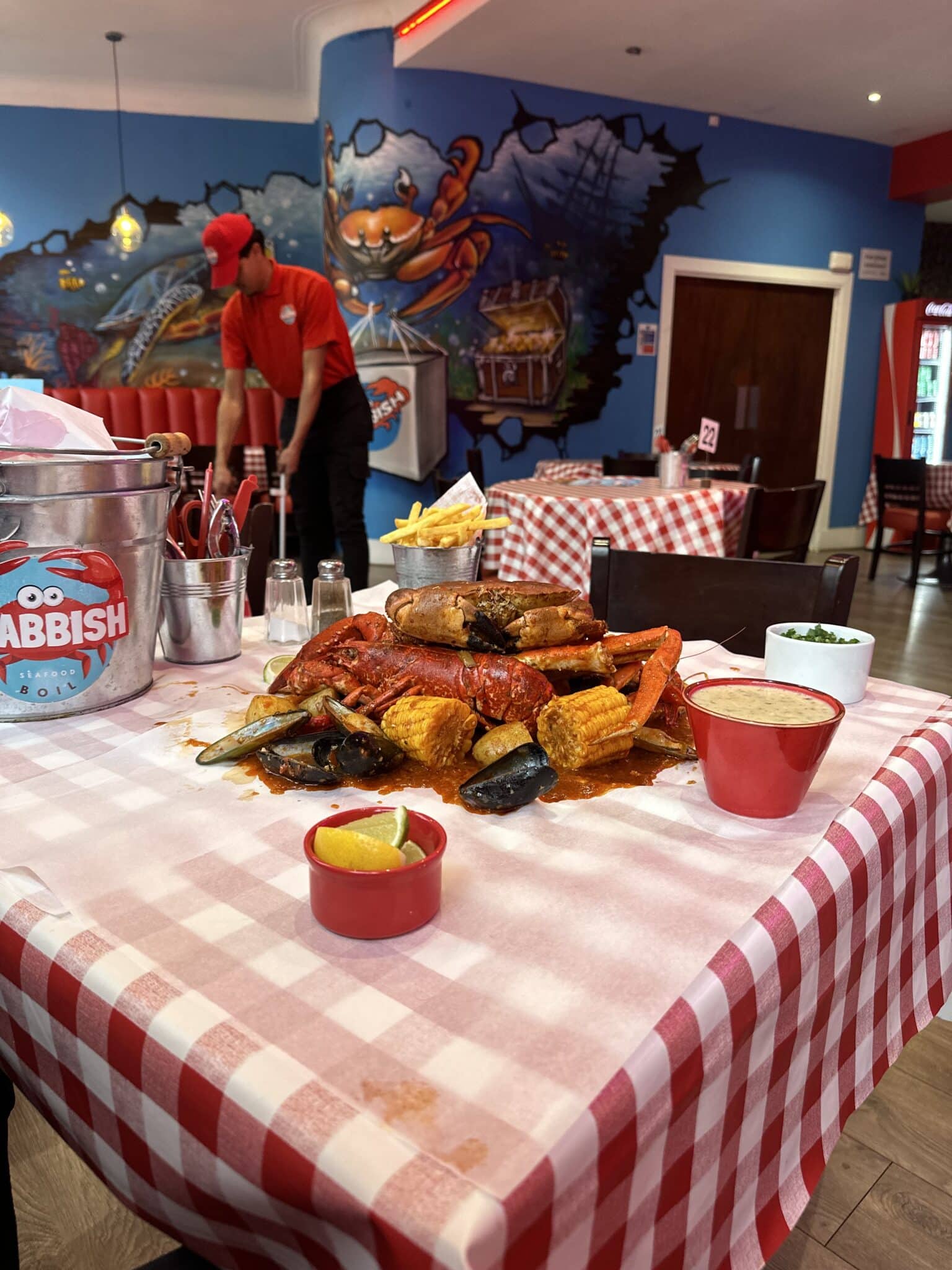 dine-in-experience at crabbish in house